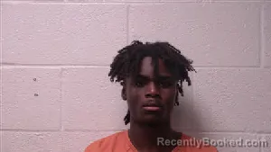 Mugshot of Taj Christian Mitchell booked in Robertson County, Tennessee on August 4, 2026