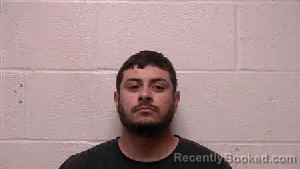 Mugshot of Brandon Adan Rodriguez booked in Robertson County, Tennessee on May 1, 2026