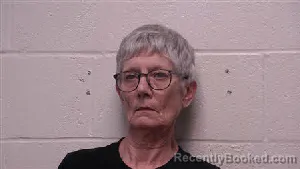 Mugshot of Mylla June Thompson booked in Robertson County, Tennessee on June 10, 2026