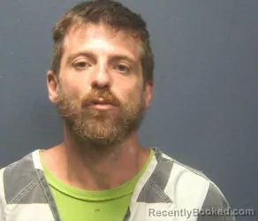 Mugshot of Derek Joshua Adams booked in Sevier County, Tennessee on August 19, 2026