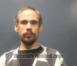 Booking photo from Sevier County, Tennessee