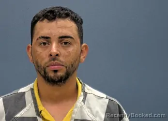 Mugshot of Fredis Hernandez Escobar booked in Sevier County, Tennessee on August 13, 2026