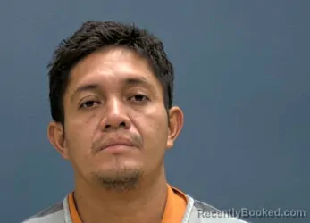 Mugshot of Juan Santos booked in Sevier County, Tennessee on August 17, 2026