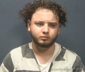 Mugshot of Carlos Adriel Vallecillo booked in Sevier County, Tennessee on August 19, 2026