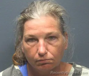 Mugshot of Karen Overstreet booked in Sevier County, Tennessee on August 22, 2026