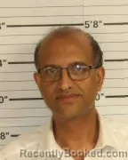 Mugshot of Sanjeesh Kumar Kamala booked in Shelby County, Tennessee on August 5, 2026