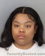 Mugshot of DASIA DOMINIQUE TAYLOR booked in Shelby County, Tennessee on April 7, 2026
