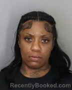 Mugshot of Shaquita Renee Clemons booked in Shelby County, Tennessee on August 3, 2026