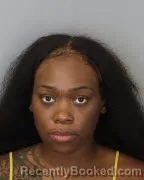 Mugshot of Shyneicia Monai Fox booked in Shelby County, Tennessee on August 11, 2026