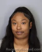 Mugshot of Nia Breanna Jones booked in Shelby County, Tennessee on August 27, 2026