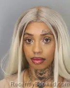 Mugshot of Destiny Jones booked in Shelby County, Tennessee on August 27, 2026