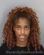 Mugshot of Nyliah Freeman booked in Shelby County, Tennessee on September 3, 2026