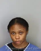 Mugshot of Shaniah Crawford booked in Shelby County, Tennessee on September 8, 2026