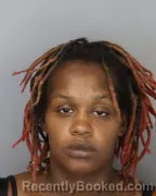 Mugshot of Amiya Morgan booked in Shelby County, Tennessee on September 21, 2026