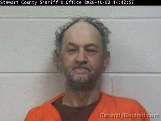 Mugshot of Kevin D Atkins booked in Stewart County, Tennessee on October 2, 2026