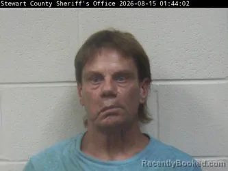 Mugshot of Mickey W Arp booked in Stewart County, Tennessee on August 14, 2026