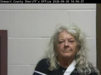 Mugshot of Georgia L Bumpus booked in Stewart County, Tennessee on September 30, 2026