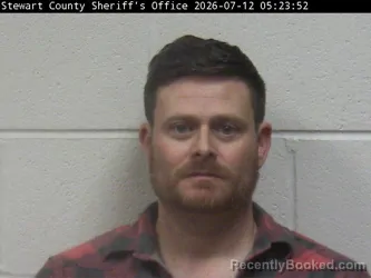 Mugshot of JACOB M BURNEY booked in Stewart County, Tennessee on July 11, 2026