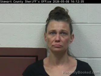 Mugshot of JESSICA M BUCHANAN booked in Stewart County, Tennessee on May 8, 2026