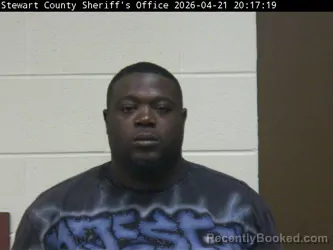 Mugshot of RATAVIUS D BUCHANAN booked in Stewart County, Tennessee on April 21, 2026