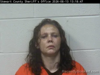 Mugshot of Victoria J Beasley booked in Stewart County, Tennessee on August 12, 2026