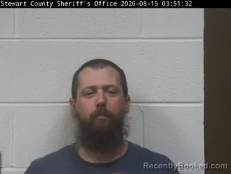 Mugshot of Glen W Carmen booked in Stewart County, Tennessee on August 14, 2026