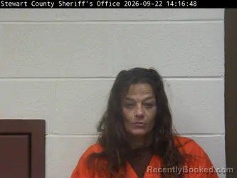 Mugshot of Olivia K Clark booked in Stewart County, Tennessee on September 20, 2026