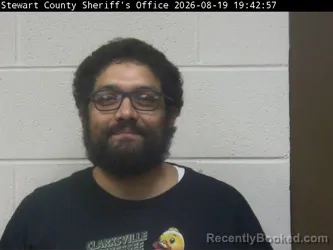 Mugshot of Samuel G Colon booked in Stewart County, Tennessee on August 19, 2026