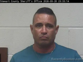 Mugshot of Brian D Duran booked in Stewart County, Tennessee on September 20, 2026