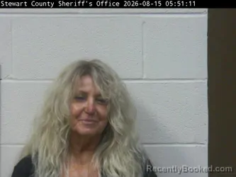 Mugshot of Bonnie M Derose booked in Stewart County, Tennessee on August 14, 2026