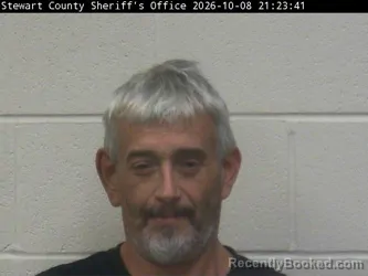 Mugshot of Edward W Danner booked in Stewart County, Tennessee on October 8, 2026