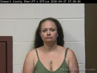 Mugshot of HEATHER D DANIELS booked in Stewart County, Tennessee on April 26, 2026