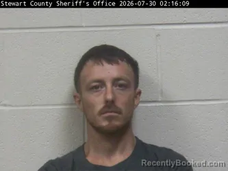 Mugshot of JONATHAN P DENNIS booked in Stewart County, Tennessee on July 29, 2026