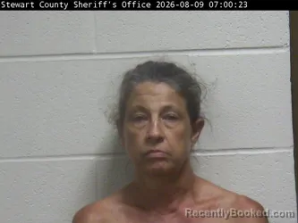 Mugshot of Jennifer P Davis booked in Stewart County, Tennessee on August 9, 2026