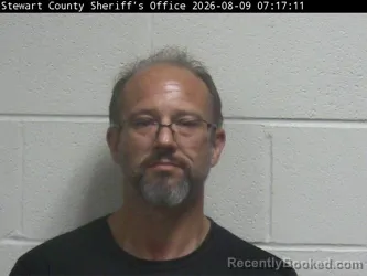 Mugshot of Michael B Davis booked in Stewart County, Tennessee on August 9, 2026