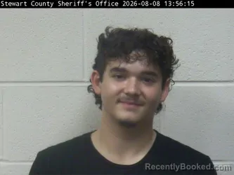 Mugshot of Riley C Frazier booked in Stewart County, Tennessee on August 8, 2026