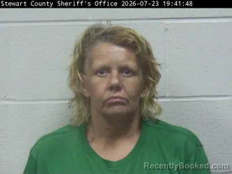 Mugshot of DONNA J GOLDEN booked in Stewart County, Tennessee on July 23, 2026