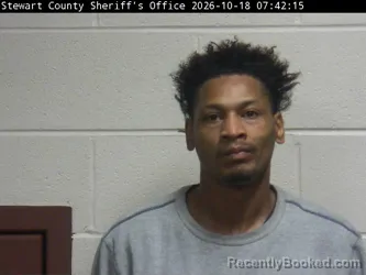 Mugshot of Rakeem D Gray booked in Stewart County, Tennessee on October 17, 2026