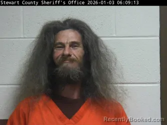 Booking photo from Stewart County, Tennessee