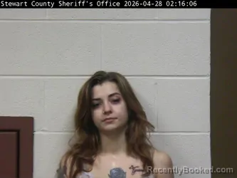 Mugshot of ALLYSA H HERNANDEZ booked in Stewart County, Tennessee on April 27, 2026