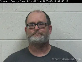 Mugshot of BRUCE A HIMELRIGHT booked in Stewart County, Tennessee on March 16, 2026
