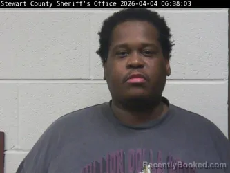 Mugshot of HARVELL II HUNTER booked in Stewart County, Tennessee on April 4, 2026