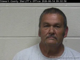 Mugshot of JOSEPH HALL booked in Stewart County, Tennessee on June 14, 2026