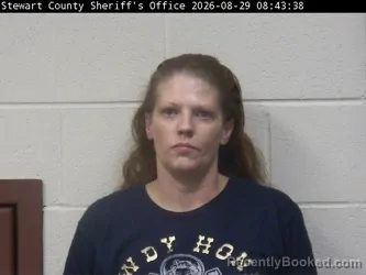 Mugshot of Melissa A Haynes booked in Stewart County, Tennessee on August 28, 2026