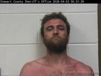 Mugshot of ADAM N JONES booked in Stewart County, Tennessee on April 1, 2026