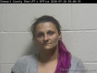 Mugshot of JOYCE F JOHNSON booked in Stewart County, Tennessee on July 24, 2026