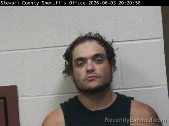 Mugshot of KEATON C JONES booked in Stewart County, Tennessee on June 3, 2026