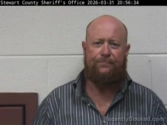 Mugshot of CHUCK B KELLEY booked in Stewart County, Tennessee on March 31, 2026