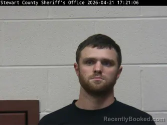 Mugshot of DALLAS B KENNEDY booked in Stewart County, Tennessee on April 21, 2026