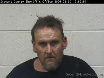 Mugshot of DWAYNE H KIRBY booked in Stewart County, Tennessee on March 30, 2026